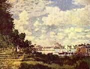 Claude Monet Seine Basin with Argenteuil, oil painting on canvas